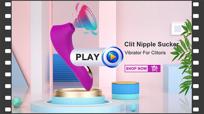 Powerful Clit Sucking Vibrator for Women Nipple Clitoris Sucker Stimulator