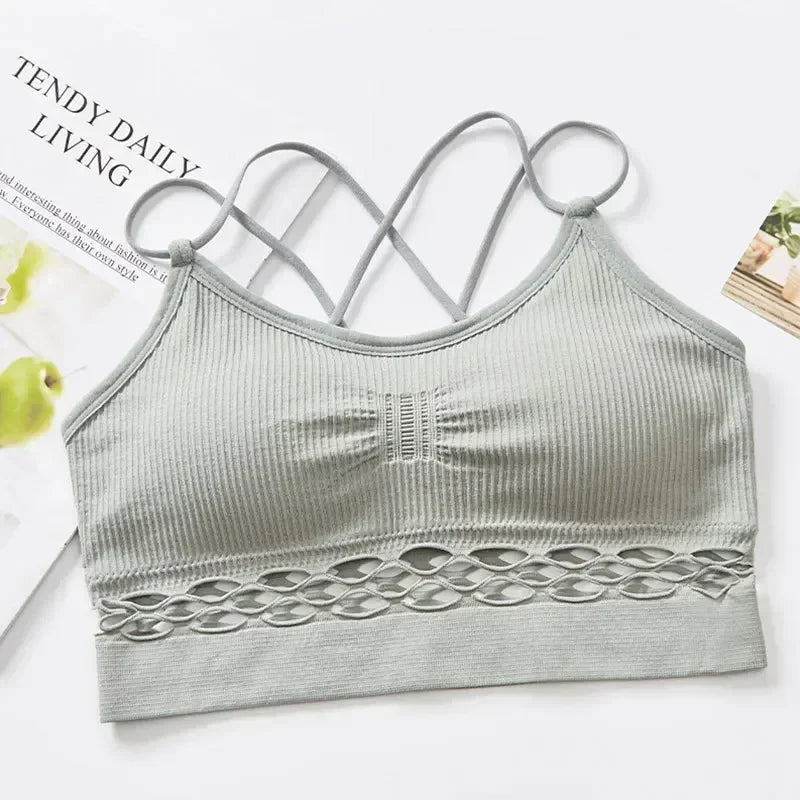 Hot Sales Tube Top Woman Bra Sexy Lingerie Female Fitness Top