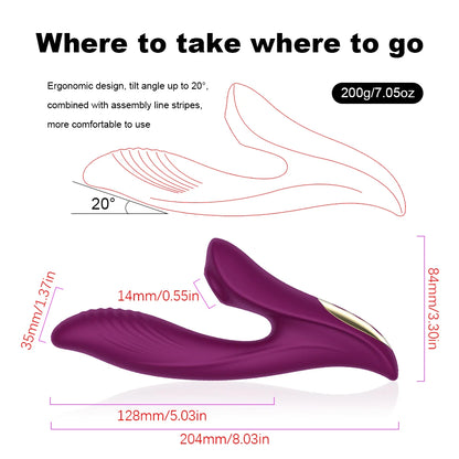 Vagina Sucking Vibrator 10 Speed Vibrating Oral Sex Suction Clitoris
