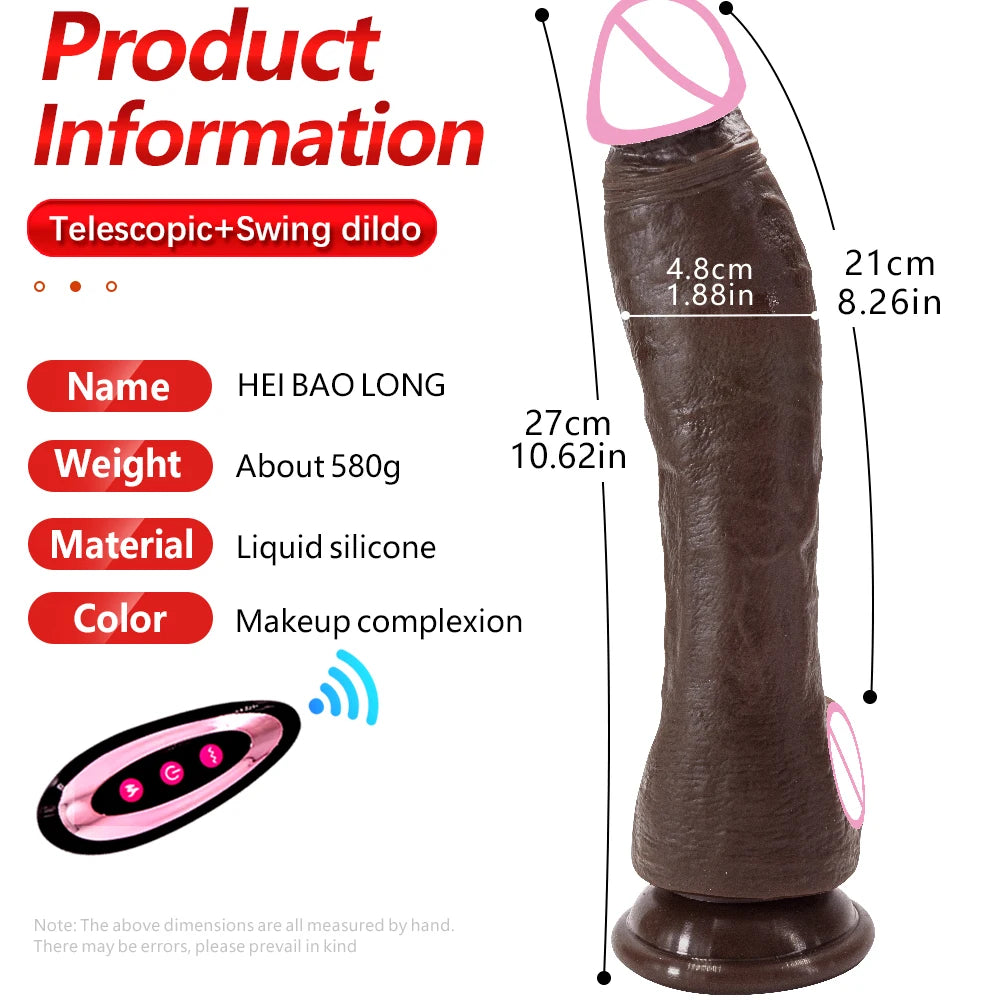 Big Vibrator Dildo for Women Heating Thrusting Realistic Sex Machine