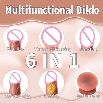 Big Penis Thrusting Dildo Vibrator Sex Toy