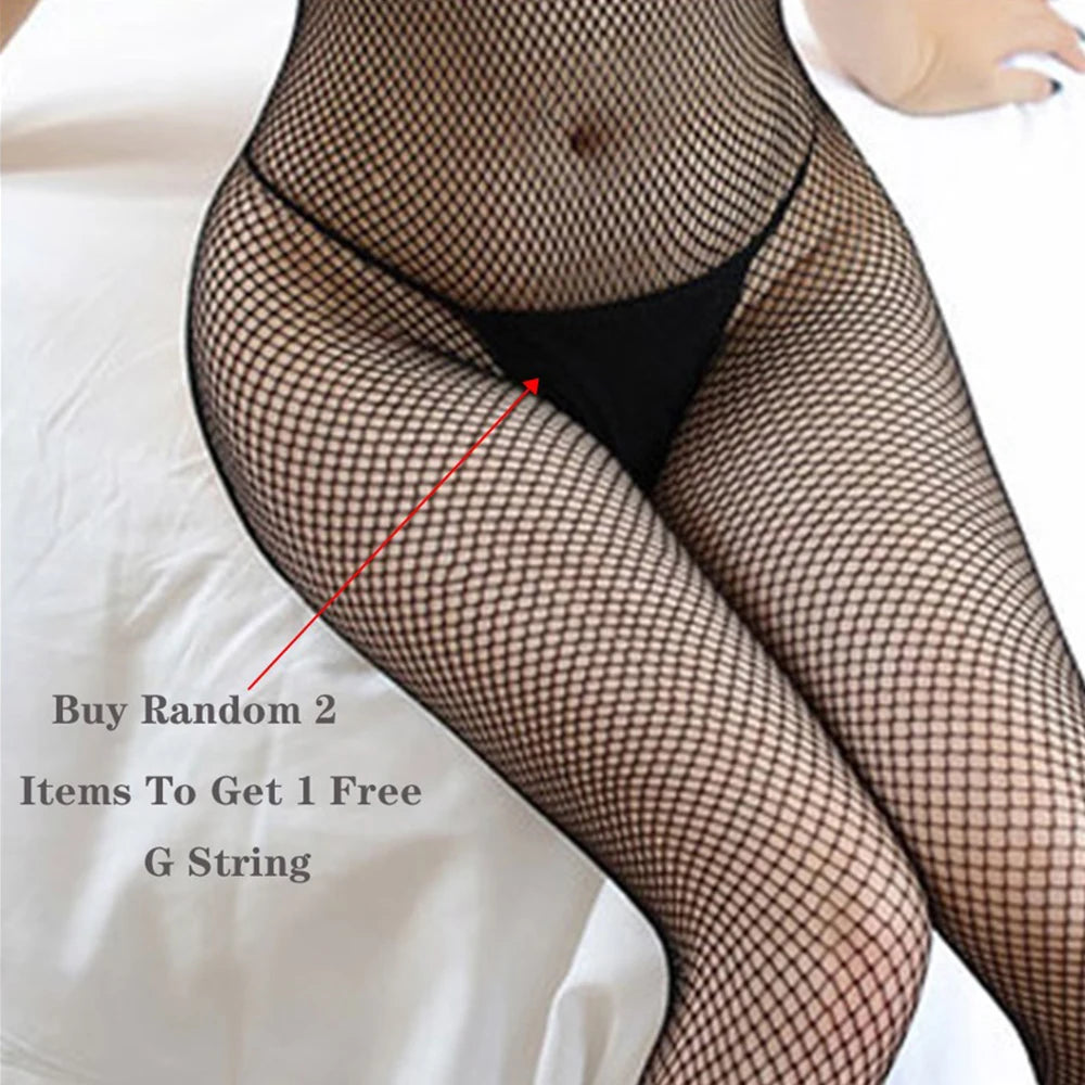 pornographic Plus Size Sexy Lingerie One-Piece Bodysuit