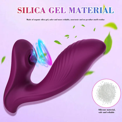 Vagina Sucking Vibrator 10 Speed Vibrating Oral Sex Suction Clitoris