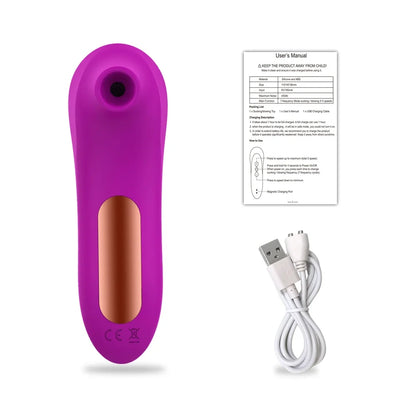 2 in 1 Tongue Clit Sucker Vibrator Female for Women G-Spot Sucking