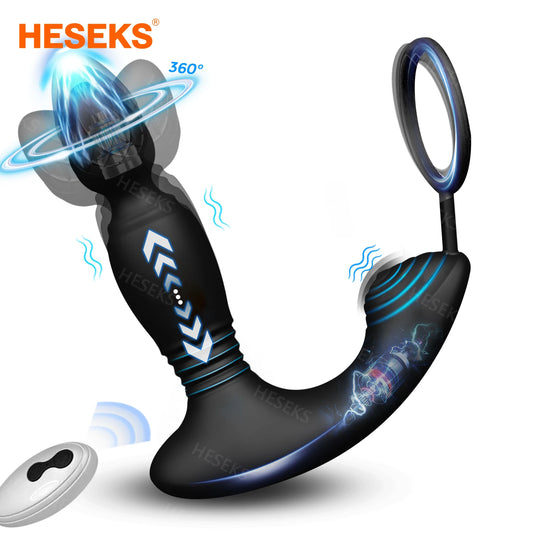 MAX Thrusting Prostate Massager W/Wireless Remote
