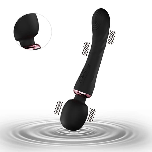 Powerful Dildos Vibrator Dual Motor Silicone Large Size Wand G-Spot Massager