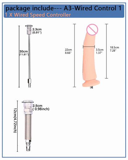 ROUGH BEAST Powerful Quiet Sex Machine with Attachments