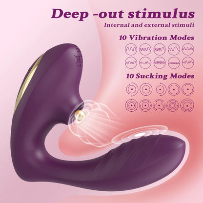 Clit Sucker Vibrator for Women Vagina G-Spot Vibrator Clitoris Stimulator