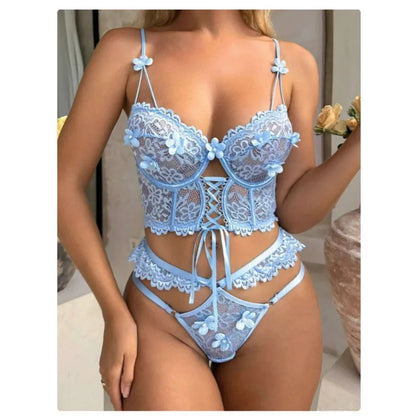 Toucheart Sexy Lingerie Strap Underwire Lace Bra For Women Sexy