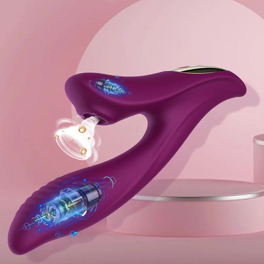 Vagina Sucking Vibrator 10 Speed Vibrating Oral Sex Suction Clitoris