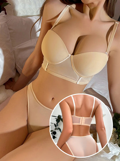 Heavy Duty Elegant Push Up Bra 2 Pieces