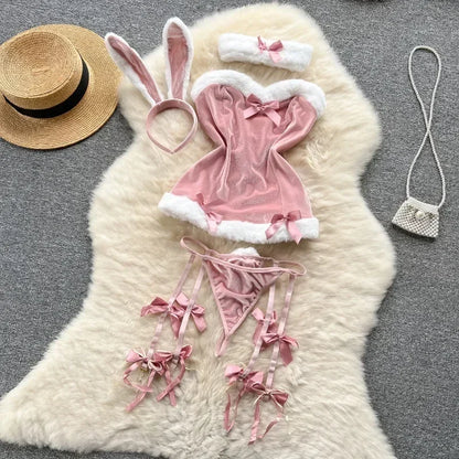 Tornova Sexy Uniform Lingerie Set