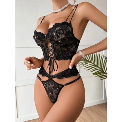 Toucheart Sexy Lingerie Strap Underwire Lace Bra For Women Sexy