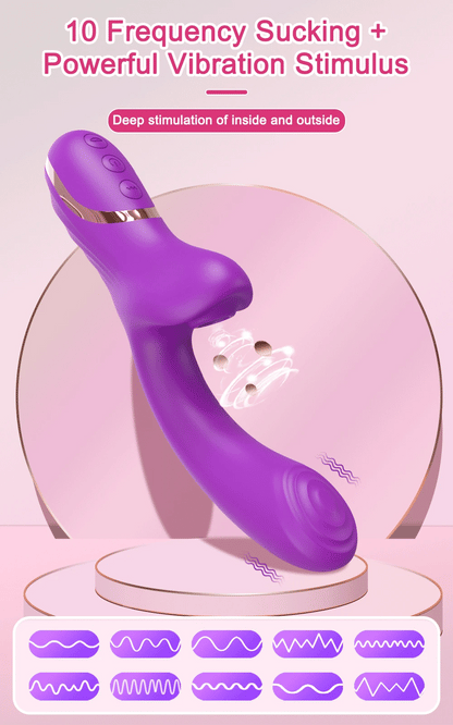 Clit Sucker Vagina Vibrator for Women G-Spot Clitoris