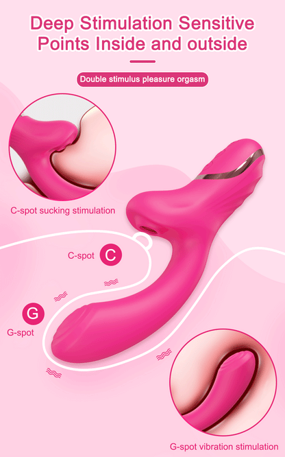 Powerful Clitoral Sucking Dildo Vibrator Female 20 Modes Clitoris Stimulator