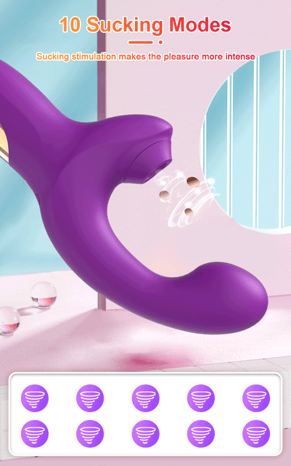 Powerful 20 Speeds Dildo Vibrator Female Clit Sucker Vacuum Clitoris Stimulator