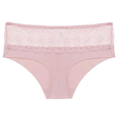 BZEL Lace Women's Panties Sweet Flowers Underwear Silk