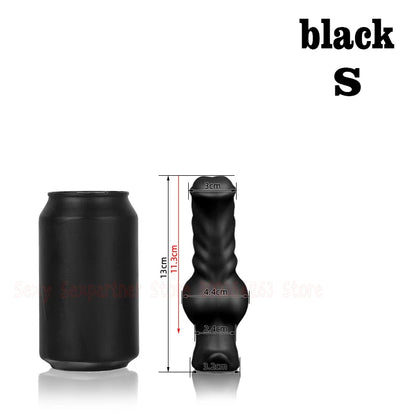 Silicone Dog Dildo Soft Big ButtPlug Stimulation Animal Dildo