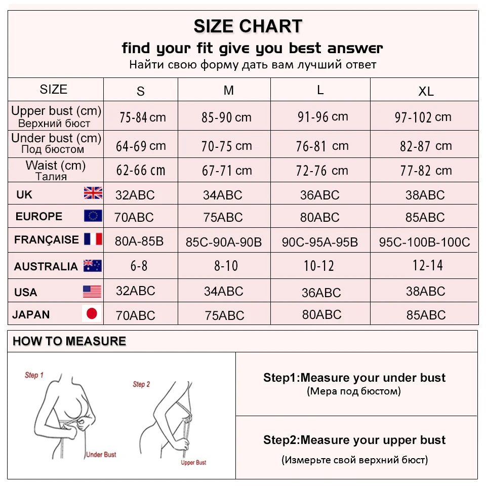 Sexy Lingerie Classic Bandage Bra Garters Thongs Push Up Brassiere