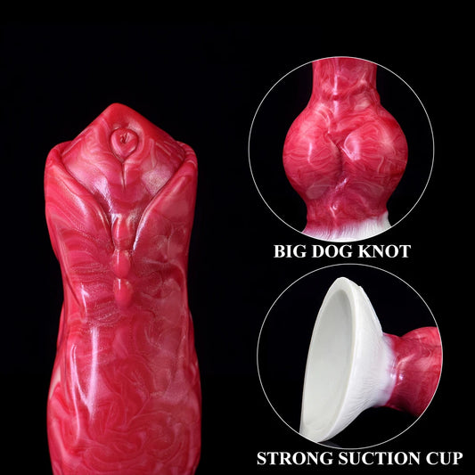NNSX Wolf/Dog Large Knot Monster Dildo