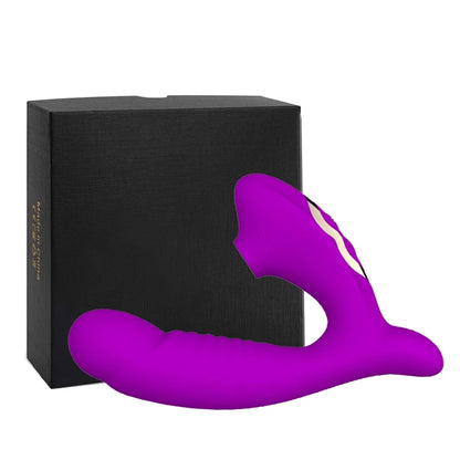 Sucking vibration 2-in-1 vibrator 10-speed oral sex 10-speed vibration