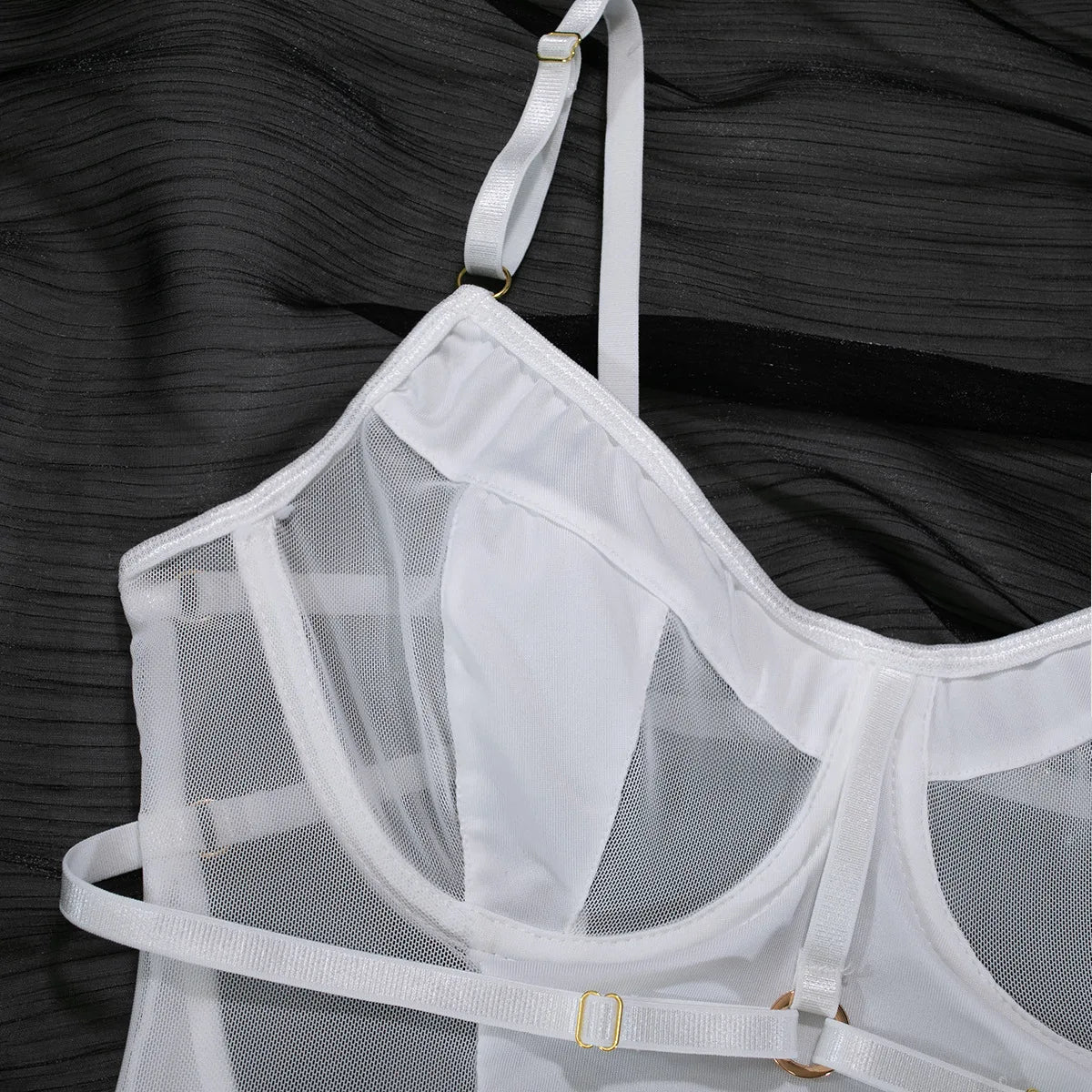 Lace Transparent Bodysuit Lingerie