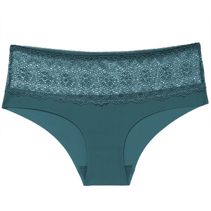BZEL Lace Women's Panties Sweet Flowers Underwear Silk