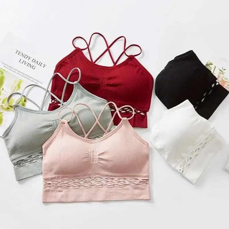 Hot Sales Tube Top Woman Bra Sexy Lingerie Female Fitness Top