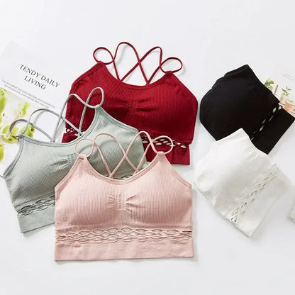 Hot Sales Tube Top Woman Bra Sexy Lingerie Female Fitness Top