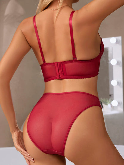 Heavy Duty Elegant Push Up Bra 2 Pieces