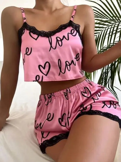Women'S Pajama Shorts Suit Homewear
