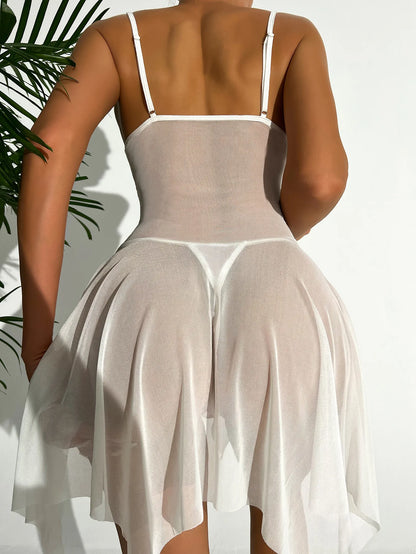 Sexy Lingerie For Women Transparent Pajamas Set
