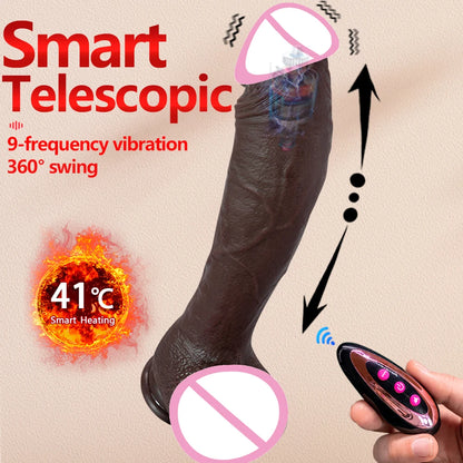 Big Vibrator Dildo for Women Heating Thrusting Realistic Sex Machine