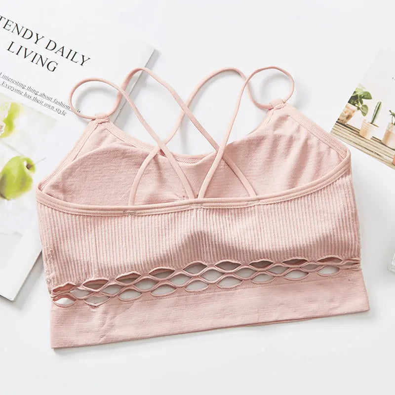 Hot Sales Tube Top Woman Bra Sexy Lingerie Female Fitness Top