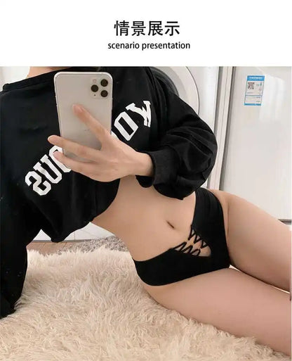 Low-Waist Temptation Briefs Thong Panties