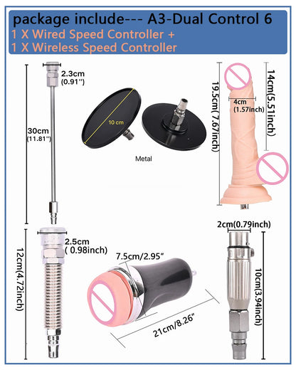 ROUGH BEAST Powerful Quiet Sex Machine with Attachments