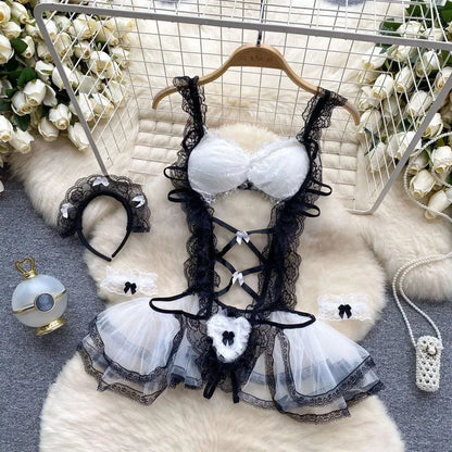 Tornova Sexy Uniform Lingerie Set