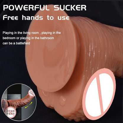 Thrusting Rotation Remote Control Dildo Vibrator