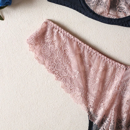 HIMEALAVO Sexy Lingerie Seamless Bra Sheer Lace
