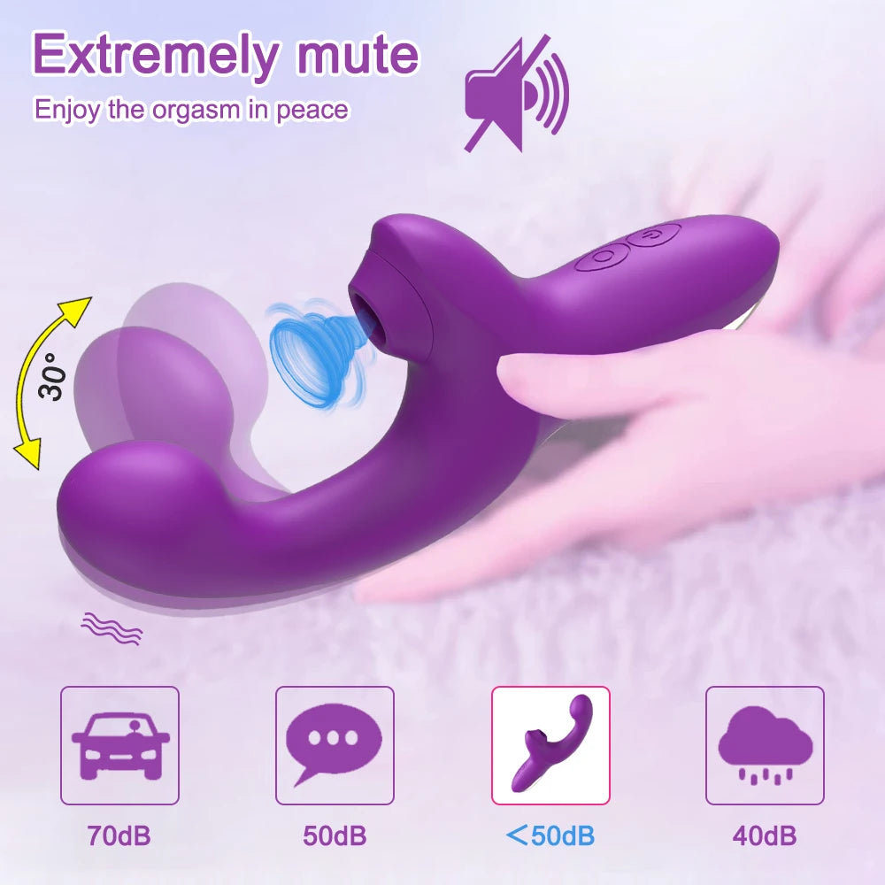 Powerful 20 Speeds Dildo Vibrator Female Clit Sucker Vacuum Clitoris Stimulator