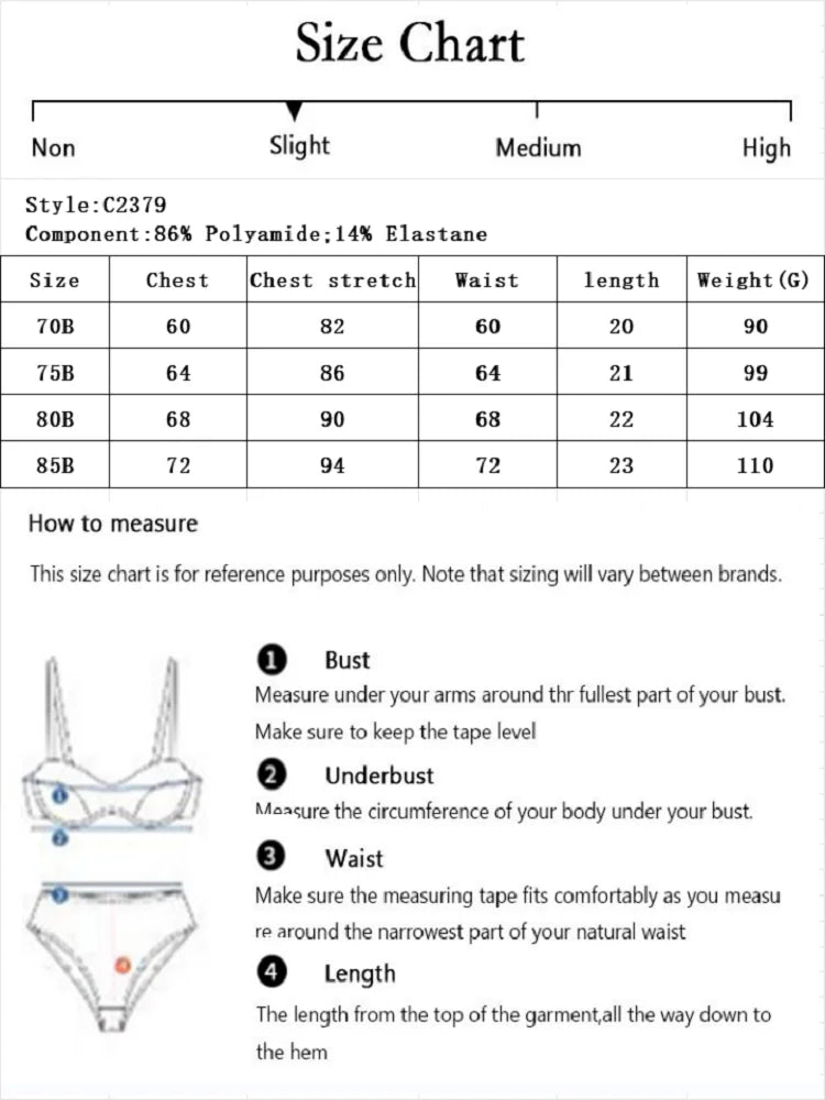 Heavy Duty Elegant Push Up Bra 2 Pieces