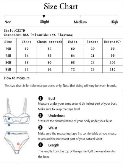 Heavy Duty Elegant Push Up Bra 2 Pieces