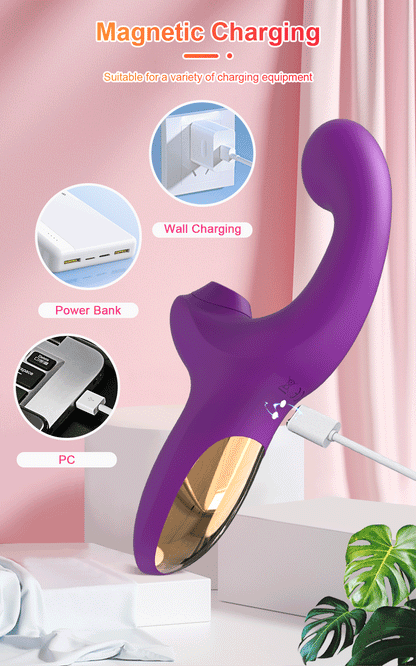 Powerful 20 Speeds Dildo Vibrator Female Clit Sucker Vacuum Clitoris Stimulator