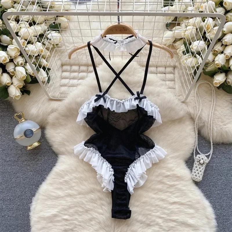 Tornova Sexy Uniform Lingerie Set