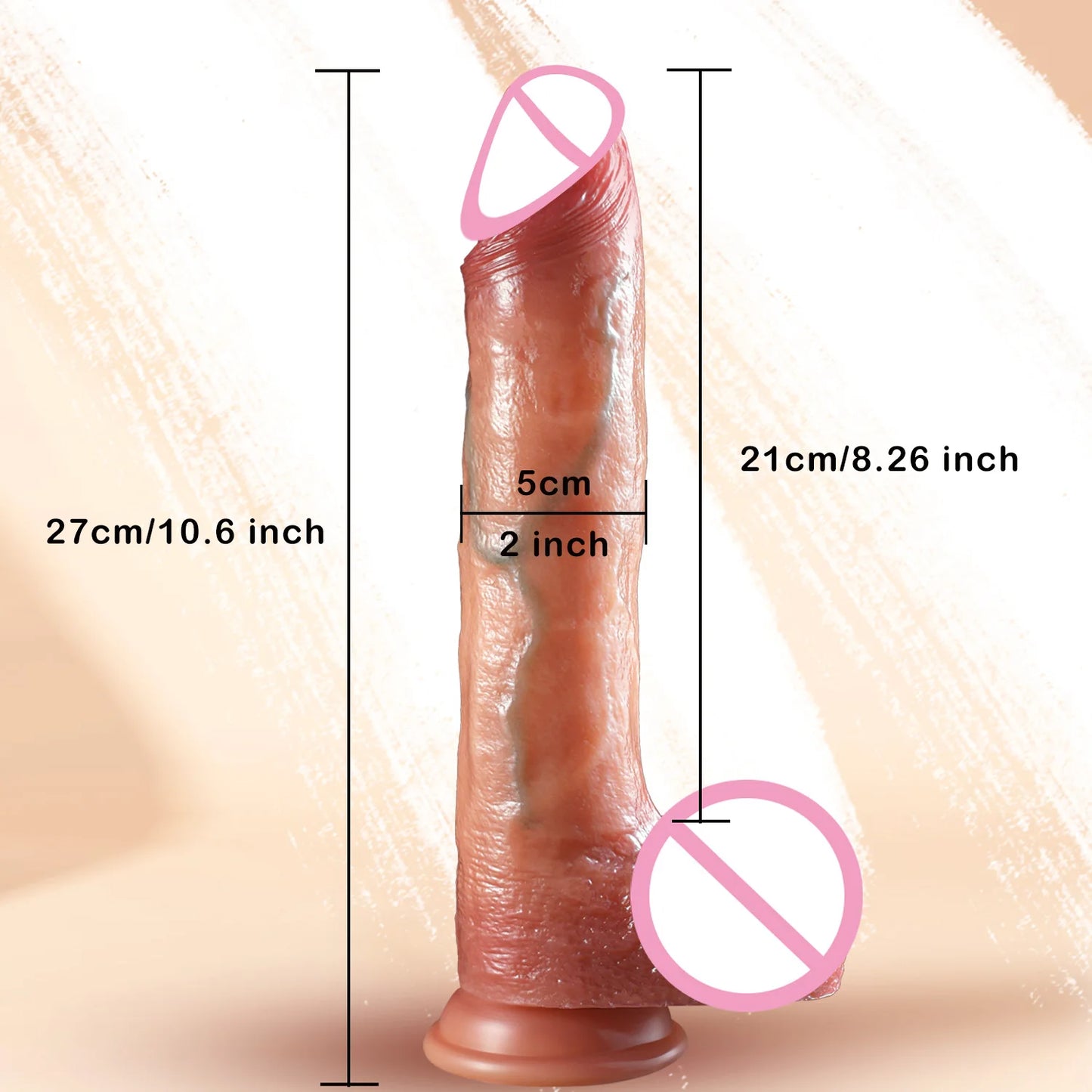Wearable Realistic Strapon Dildo Skin Testicles Sliding