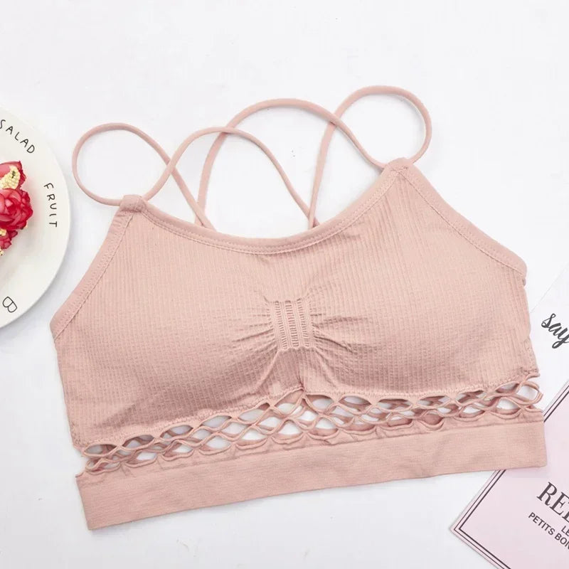 Hot Sales Tube Top Woman Bra Sexy Lingerie Female Fitness Top