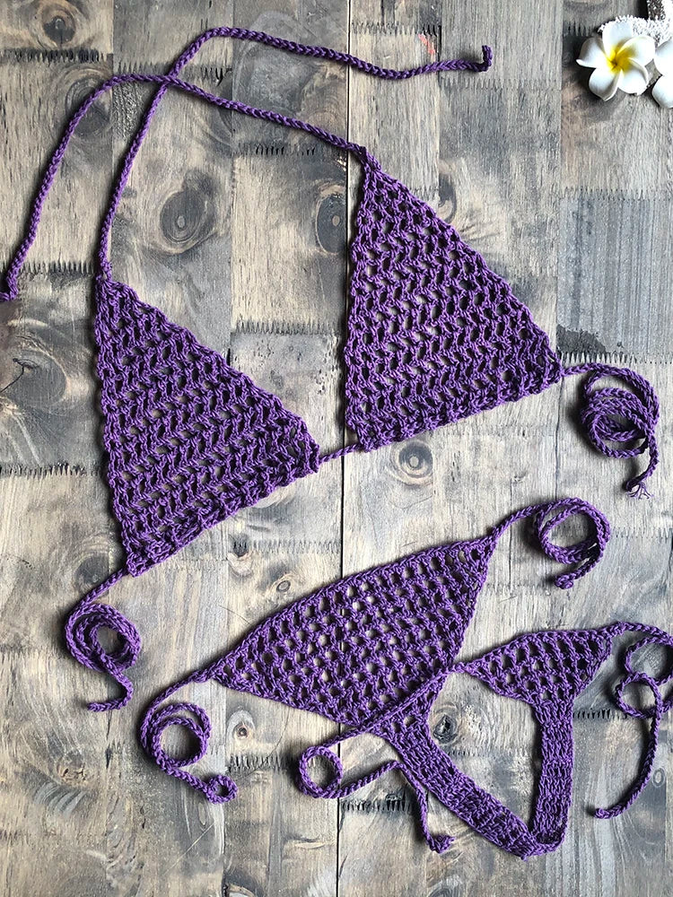 Handmade Crochet Micro Bikini G Thong