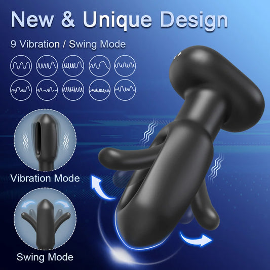 APP Control Prostate Massager Vibrator W/remote