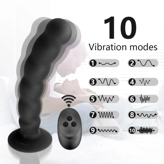 Vibrator Wireless Prostate Massage Stimulator W/remote