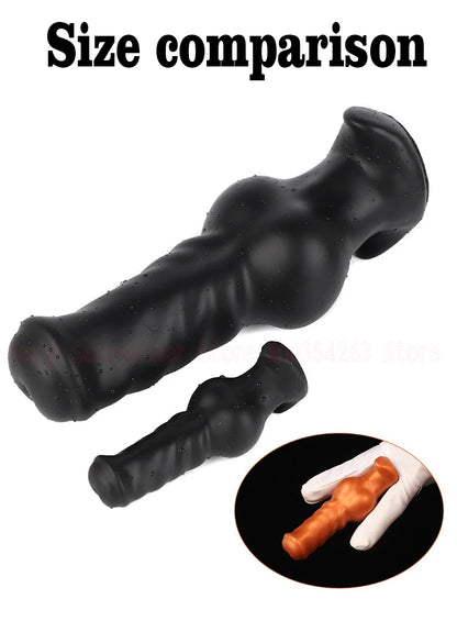 Silicone Dog Dildo Soft Big ButtPlug Stimulation Animal Dildo